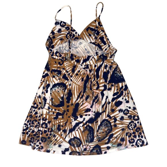 EUC Women's Hale Bob Super Soft Knit Animal Print‎ Mini Sundress Size XL - Picture 2 of 4